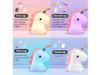 Silicone LED Unicorn Night Light Soft Wireless Unicorn + Remote Control