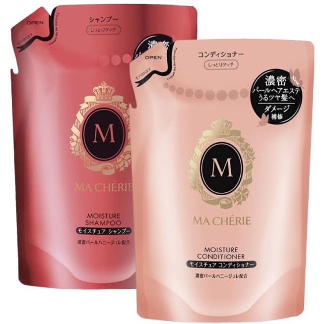 

Macherie Moisture Refill (380ml) Shampoo & Conditioner 1 piece set