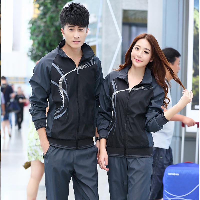 Spring & Autumn Casual Running Sports Set: Unisex Long Sleeve Jackets for Students & Teams