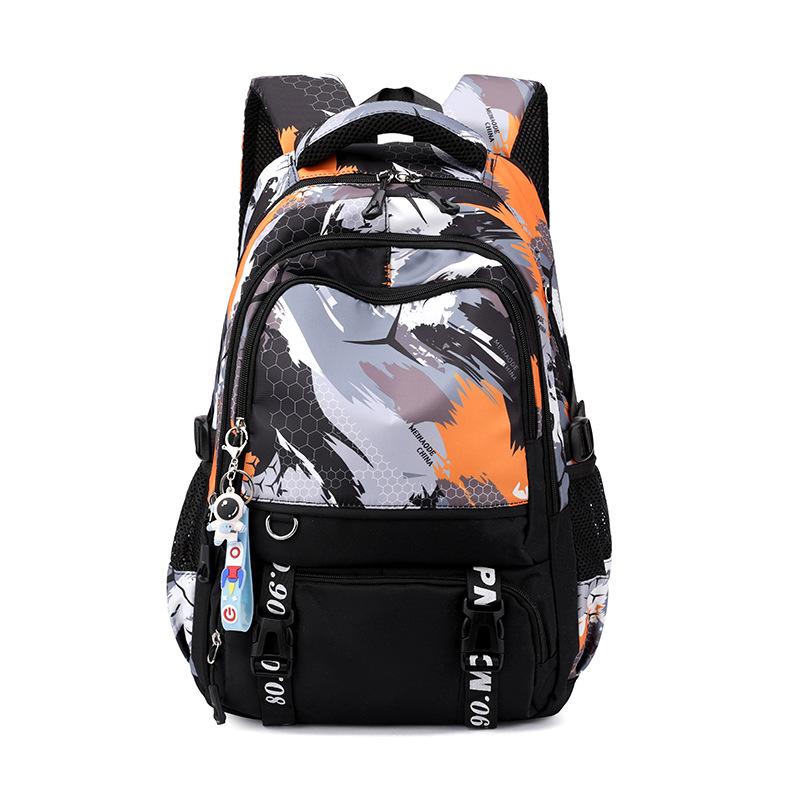 Primary School Backpack, 3-6 Grade Children s Backpack, Spine Protection, Reduced Burden, Large Capacity Backpack for Junior High School Students