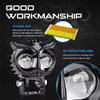 Motorcycles Led Headlight Fog Light Car Dual Color Owl Design Head Light ATV Scooter for Auxiliary Spotlight Lamp Accessories
