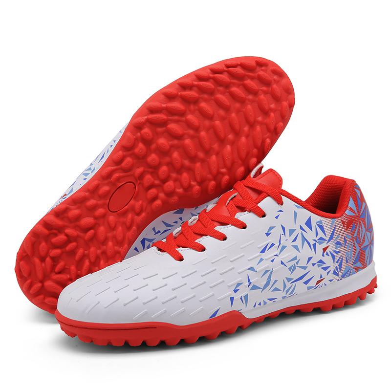 Football Shoes Football Boots Men's Short Nail Nail Rubber Soft Bottom Art Lawn Training Young Football Shoes