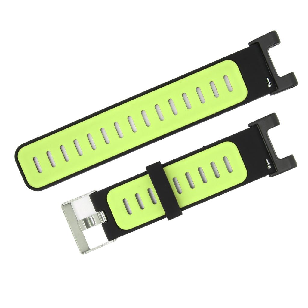 Silicone Soft Bracelet Belt Sport Watch Band Strap for Amazfit TRex for TRex Pro Watch(Black Green )