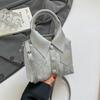 Minimalist Pu Handbag For Women With Zipper Closure For Daily Use