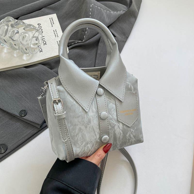 Minimalist Pu Handbag For Women With Zipper Closure For Daily Use