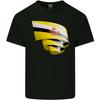 Curled Brunei Flag Bruneian Day Football Kids T-Shirt Childrens