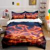 Fiery Charizard and Charmander. Bedding Sets Duvet Cover Sets Duvet Covers Pillowcases(1 * Duvet Cover 2 * Pillowcases Without Duvet Insert)