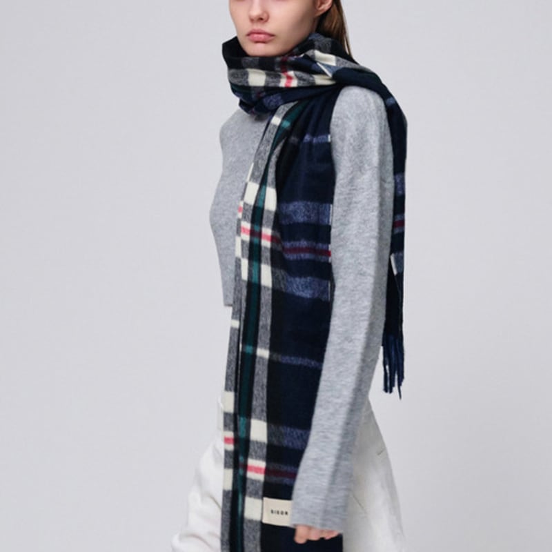 

SIEOR CALVI muffler_6colors navy