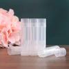 6Pcs 5g Round Direct Hot Filling Lipstick Tube Lip Balm Container Empty Lipstick Shell Packaging Homemade