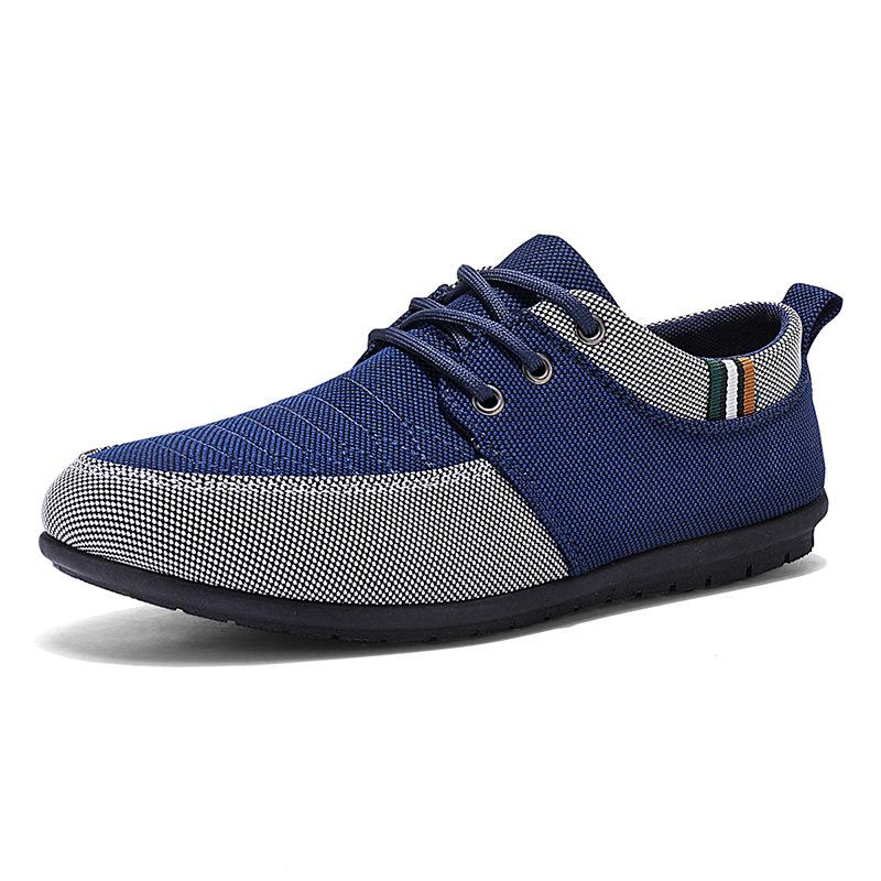 Large Size New Breathable Canvas Shoes Low Top Casual Shoes
