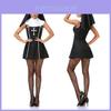 Nun Religieuse Cosplay Costume For Adults With Polyester Blend Fabric For Stage Performances