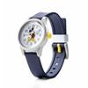 Citizen Q&Q Smile Solar Watch, Link Coordinate, Disney Collection, Size S, 10 ATM Water Resistant, Urethane Strap, Mickey Mouse, RP29-800, Blue