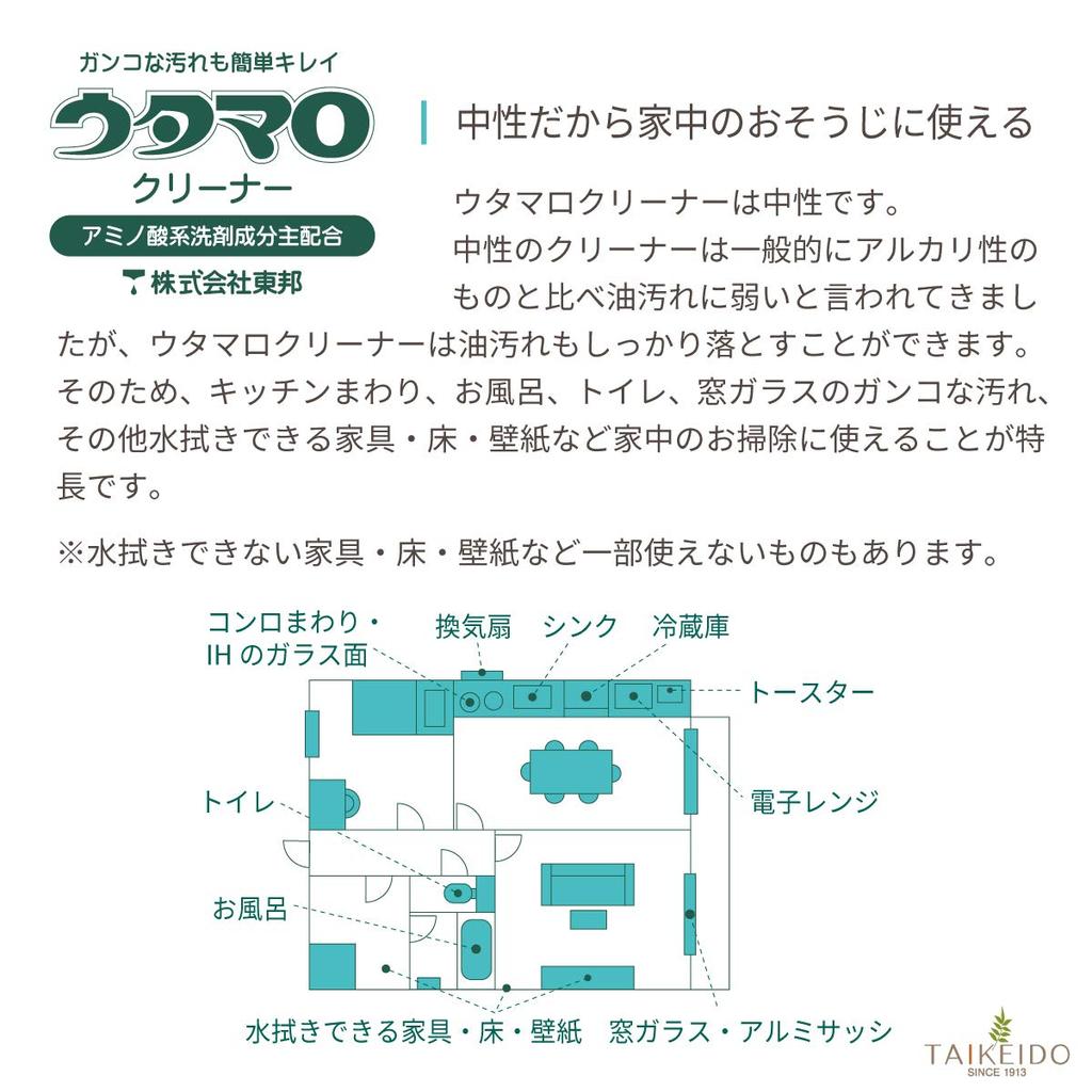 Toho Utamaro Cleaner Refill 350ml