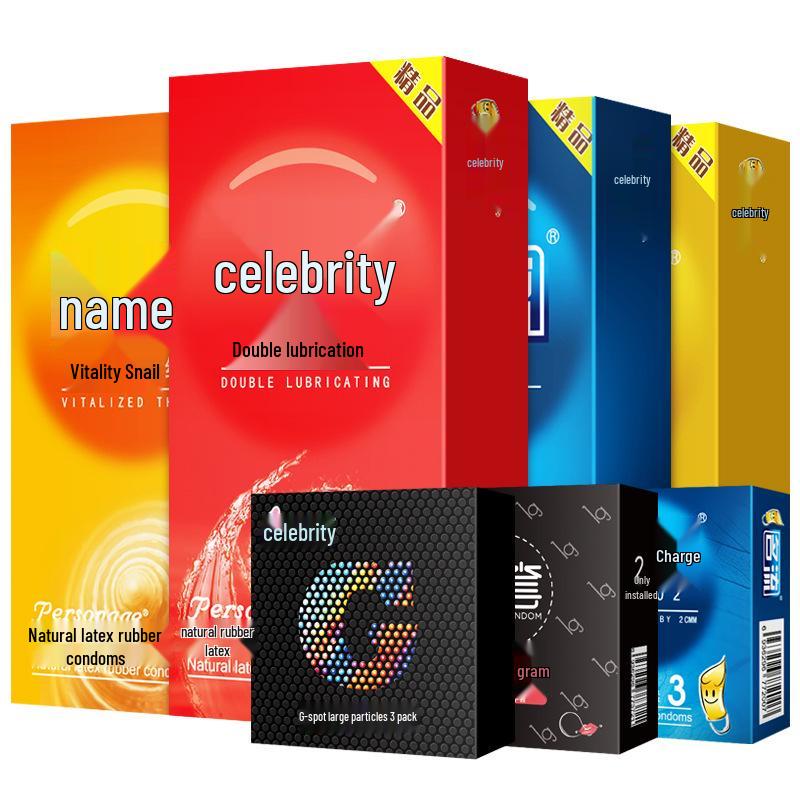 Celebrity Extra Lubricated G-Spot Ribbed Ultra Thin Small Condoms