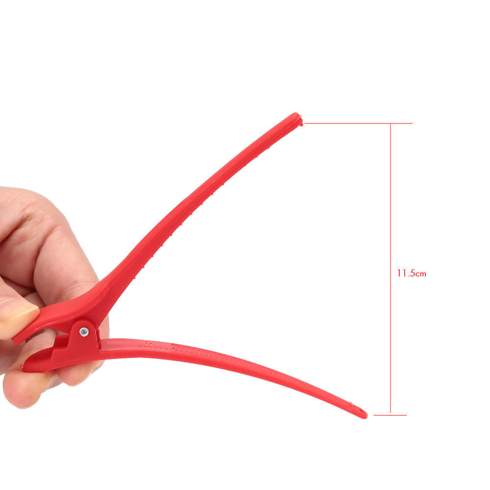 12Pcs Professional Basic Hair Grip Clips Hairdressing Sectioning Cutting Hair Clamps Clip Plastic Salon Styling Hair Clips