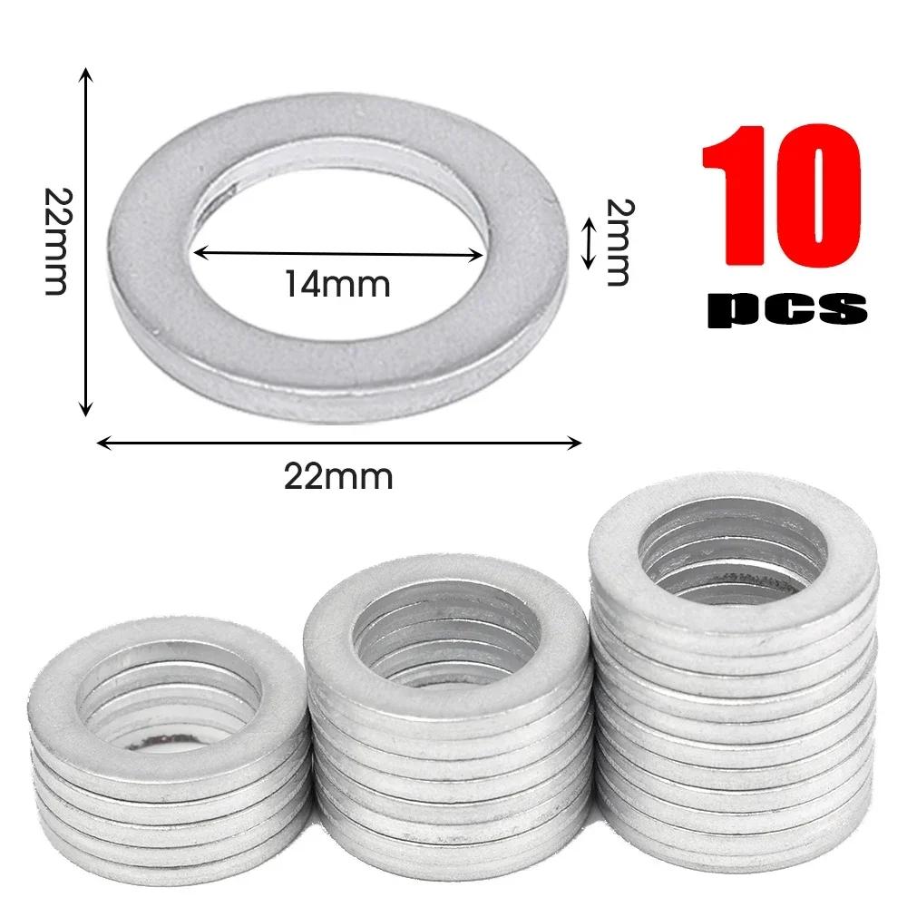 

Прокладки сливной пробки моторного масла 14 мм для большинства Kia Hyundai 2151323001 21513 23001 21513-23001 Изнашиваемая деталь Автомобильный аксессуар