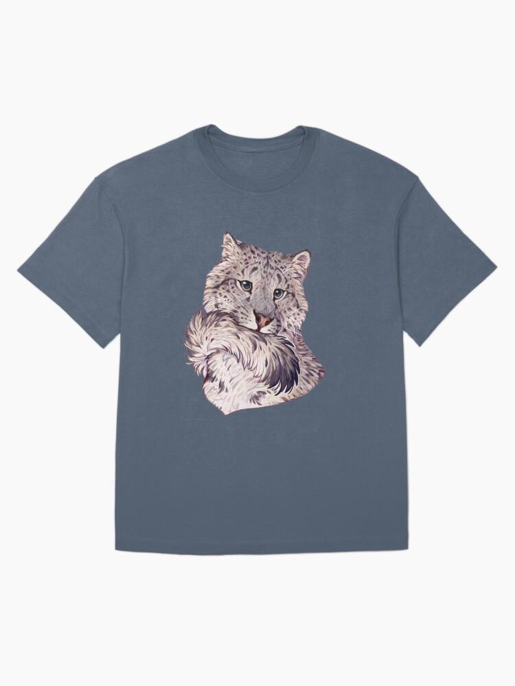 Wild Life Snow leopard portrait Oversized Unisex T-Shirt