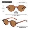 Classic Small Round-framed Sunglasses, Fashionable and Trendy Travel, Party and Gathering Sunglasses