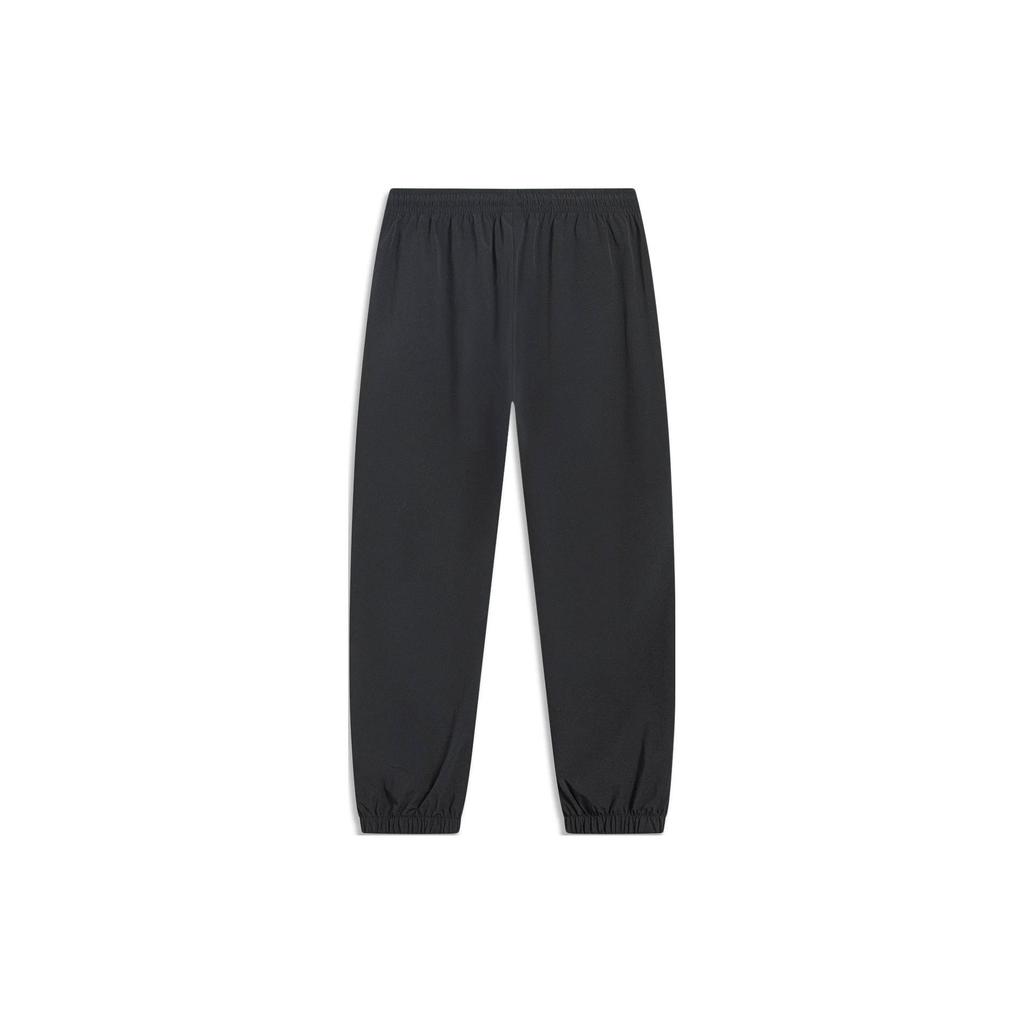 Li-Ning Badfive Basketball Series Letter-Foot Binding Quick-Dry Knitted Sports Pants Men Bottoms Black AYKT495-2