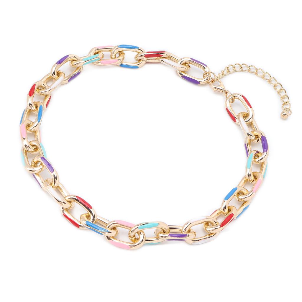 Hip Hop Chain Hypoallergenic Elegant Classic Alloy Necklace for Clothing Decorations