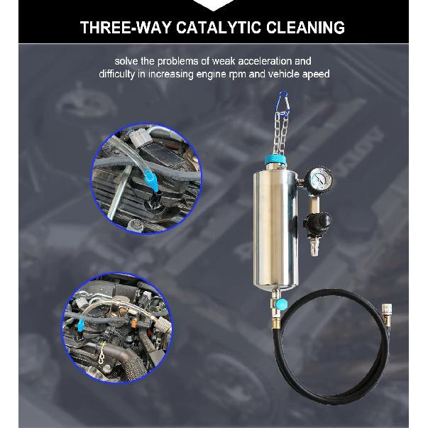 Petrol Car Injector Cleaner GX100 Auto Fuel Injector Nozzle Flushing For Petrol EFI Throttle Tools for Petrol Car