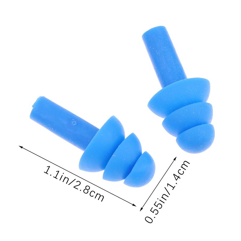 5 Paare/Box Komfort-Ohrstöpsel Geräuschreduzierung Weiche Silikon-Ohrstöpsel Schwimmen Silikon-Ohrstöpsel Schutz-Schlaf-Ohrstöpsel