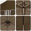 Pop Up Party Tent 575 X 288 X 245 Cm Taupe