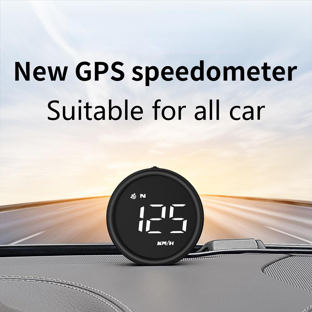Car Head Up Display KM/h MPH Overspeed Alarm Speedometer Smart Gadgets GPS HUD Digital Gauges Auto Electronics Accessories
