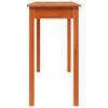 Console Table Wax Brown 110 x 40 x 75 cm Solid Pine Wood