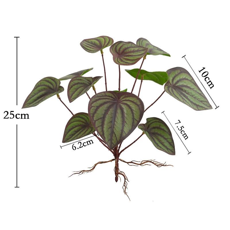Green Plant Artificial Leaf Wall Decor With Durable Materials For Indoor Garden And Home Office Decor