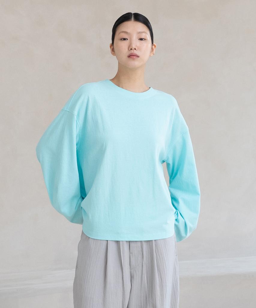 HINGE Back Blank T-Shirt / Soda Mint
