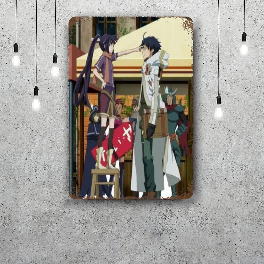Log Horizon Decor Vintage Metal Signs Tin Signs Captain Poster Decor for Bar Pub Club Man Cave Wall Decoration