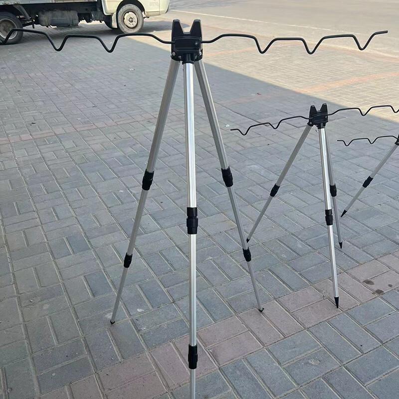 Oeny Telescopic Aluminum Alloy Tripod Fishing Rod Holder