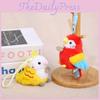 Animal Plush Keyring Featuring Cute Bird Design For Bag Accessories