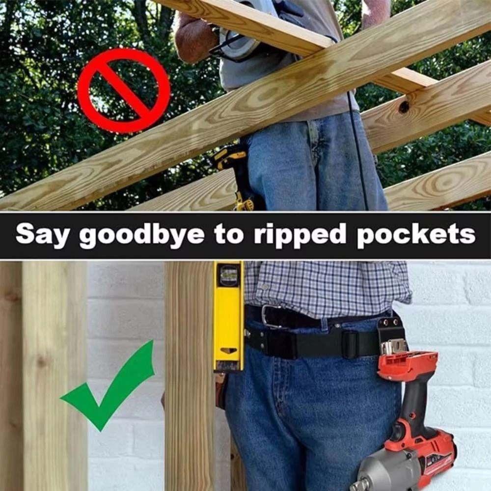 Συμπαγής Σφιγκτήρας Ζώνης Δράπανου Χωρίς Χέρια Μετροταινία Κλιπ Ανάρτησης Κλιπ Ζώνης Ηλεκτρικού Δράπανου