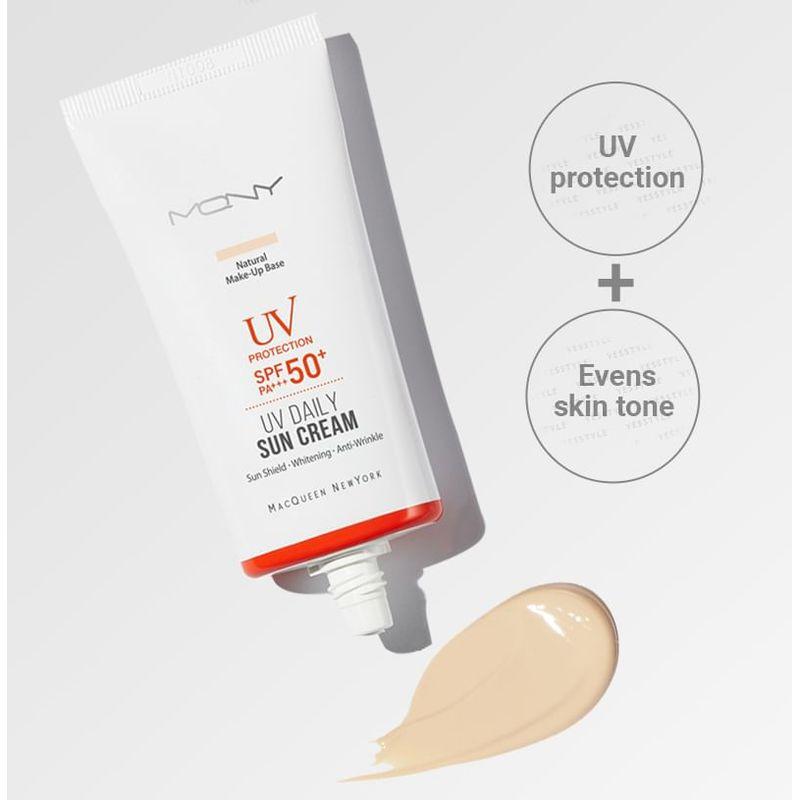 MACQUEEN - UV Daily Sun Cream (Natural Make-Up Base)