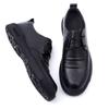 Black Thick Sole Soft Leather Shoes for Men High Quality Fashion Low Price Designer Footwear Offer Retro New In Man Casual Shoe