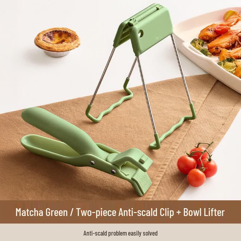 3-Piece Stainless Steel Anti-Scald Kitchen Gripper Set