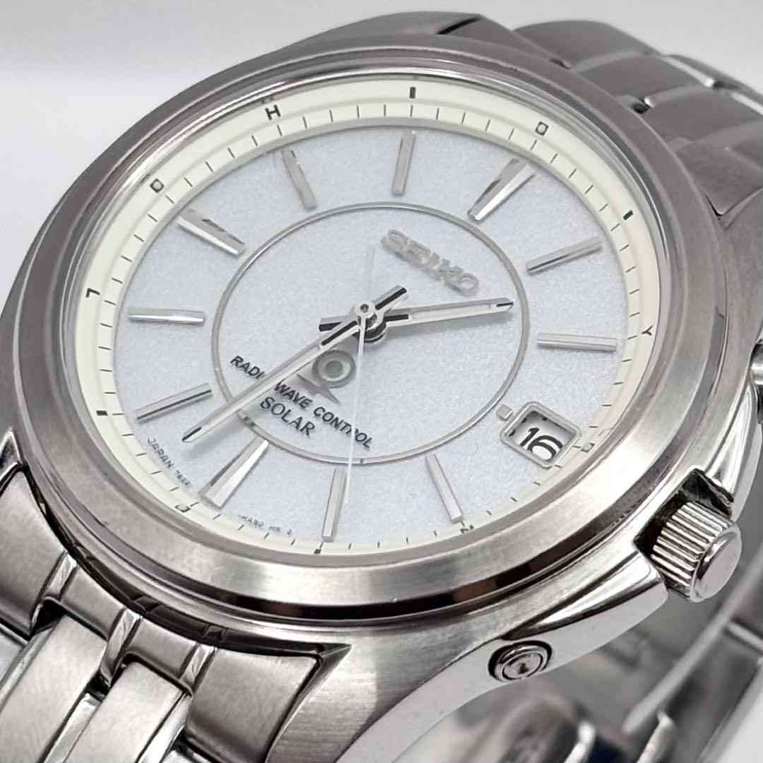 

[USED] SEIKO Solar Radio-Controlled Wristwatch, Fukuyama Transporting 60th Anniversary Model, Working