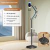 Adjustable Floor-Standing Phone Stand with 360-Degree Rotation for Live Streaming and Overhead Shooting