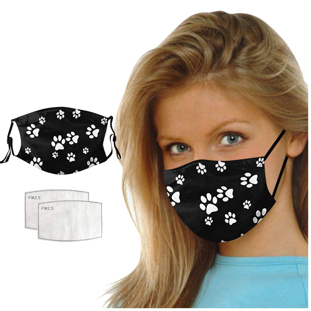  Dog  PrintAdult Mask Washable Reusable Pollution Cover Face 