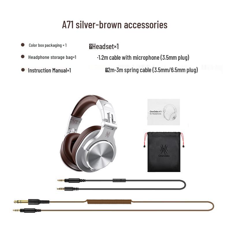 OneOdio Over-Ear Wired DJ & Studio Headphones with Mic