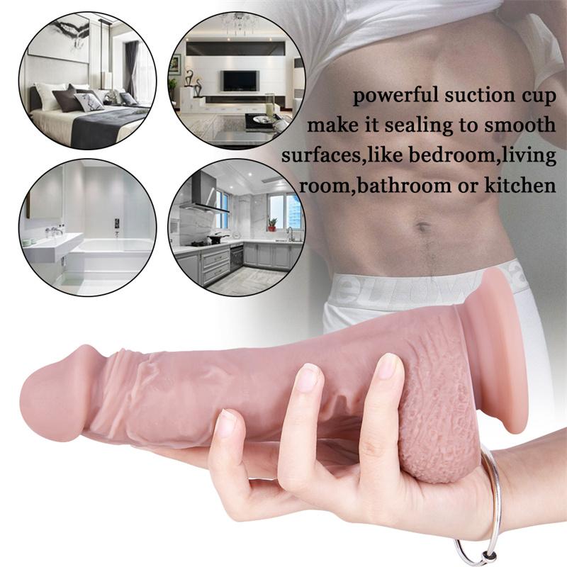 Female Bedroom Dildo New Liquid Silicone Simulation Penis Adult Sex Products
