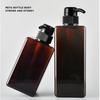 280/450ML Refillable Square Pump Dispensers Empty Bottle Essential Oils Lotion Shampoo Dispenser Hand Sanitizer Bottles