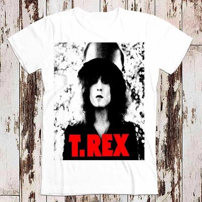 T.Rex Rock Band Marc Bolan Musik T-Shirt Meme Geschenk Lustiges T-Shirt Vintage Unisex 8048