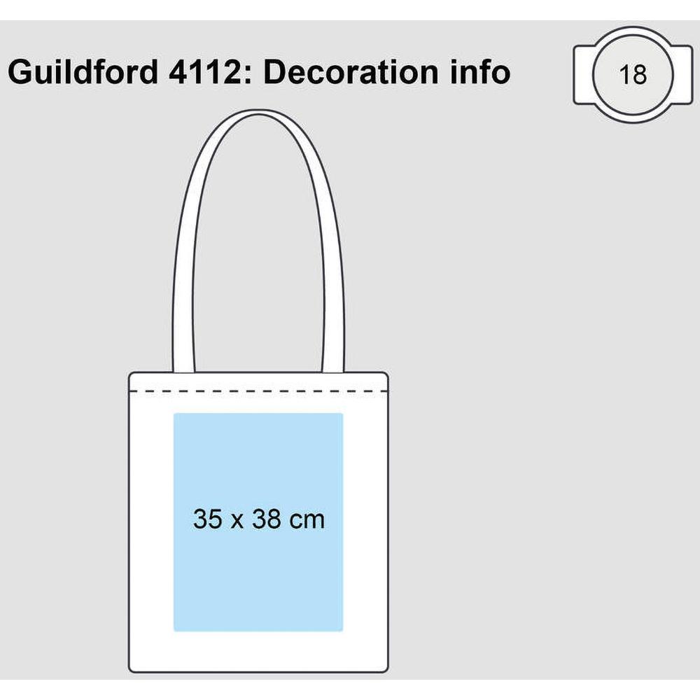 Shugon Guildford Cotton Shopper/Tote Shoulder Bag - 15 Litres