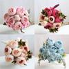 Silk Peony Flowers For Lasting Home And Party Decorative Touches**