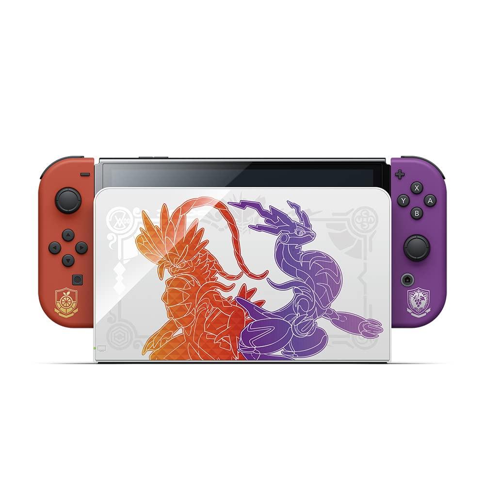 Refurbished Nintendo Switch (OLED Model) Scarlet Violet Edition (HEG-S-KEAAA)
