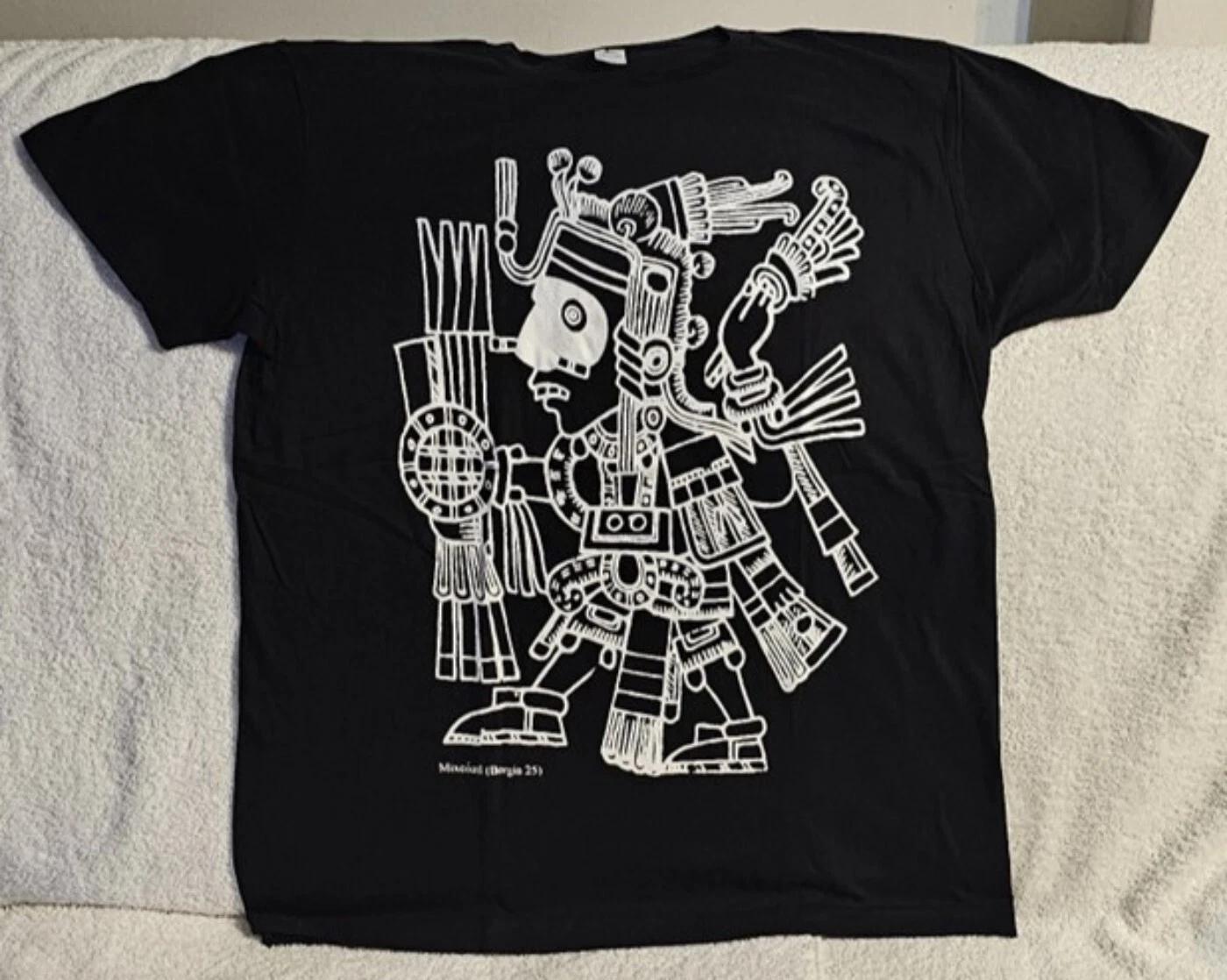 AZTEC GOD OF HUNTING WAR STORMS MIXCOATL MILKY WAY STARS HEAVEN T-shirt 2XL