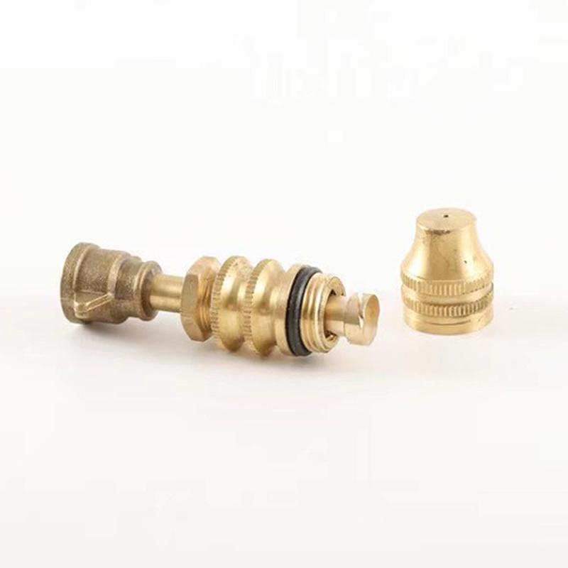 1Pc Agriculture Brass Missile Nozzle Straight Jet +Mist Spray Adjustable Nozzle Electric Sprayer High Pressure Spraying